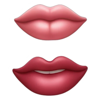 Lip kiss sticker