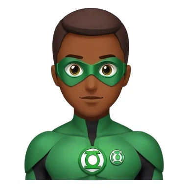 Green lantern for ramadan  sticker
