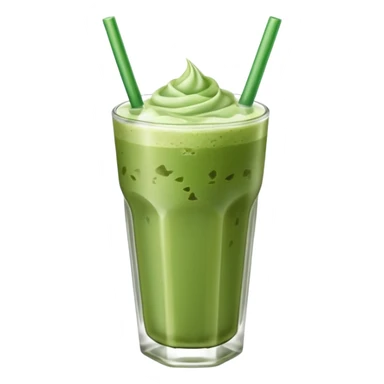 iced matcha latte sticker