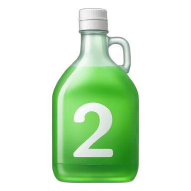 Get27 bottle with Green liquide and brand sticker