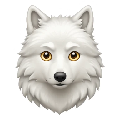 Lobo blanco sticker