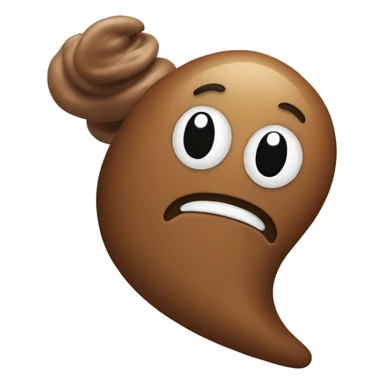 Poop that’s running fast  sticker