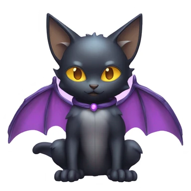 Shiny -Dark-type-Psychic-type-Fakémon-Bat-Cat full body sticker
