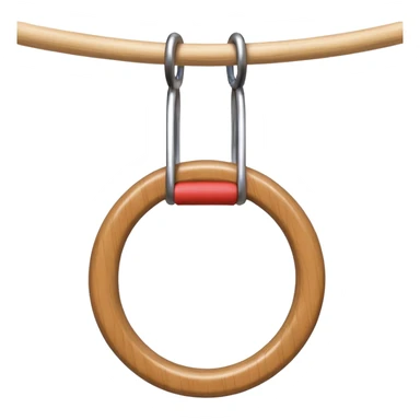 Gymnastic rings sticker
