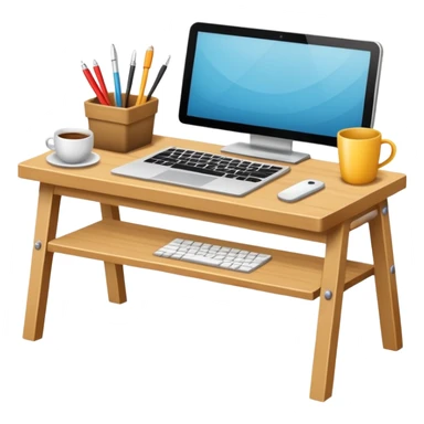 mesa de trabajo en equipo sticker