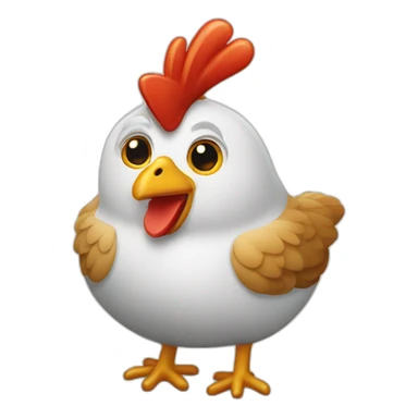 Un poulet farcis  sticker