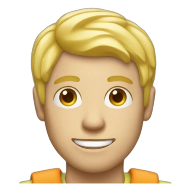 photographe blond man sticker