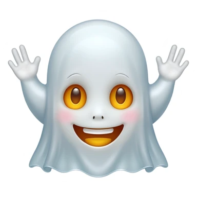 cute creepy ghost sticker