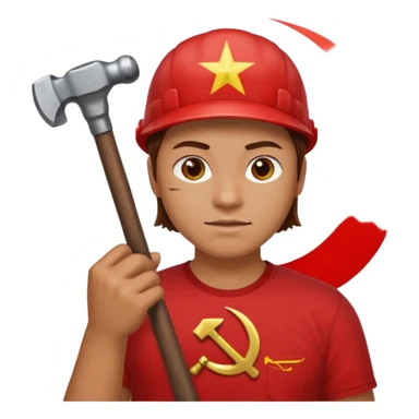 Make a communist sticker