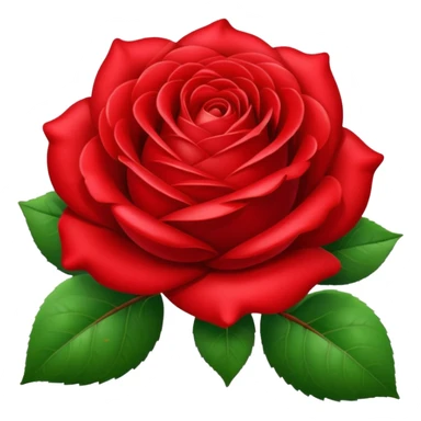 rose and apple sticker