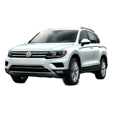 volkswagen tiguan in mountains sticker