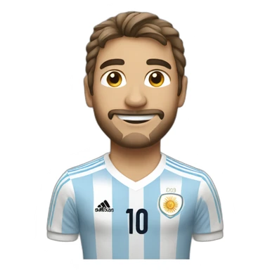 argentina soccer world cup winner 3 stars sticker