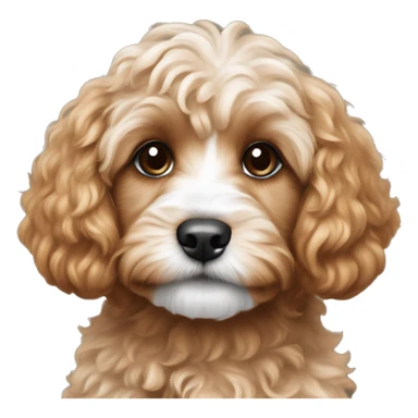 Cavapoo puppie sticker