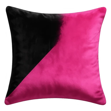black and pink velvet throw pillow sticker