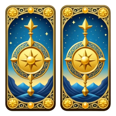 tarot card sticker