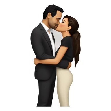 Ricardo Antonio Chavira with Eva Longoria kiss sticker