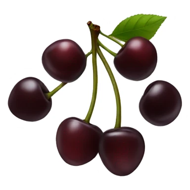 Black cherries sticker