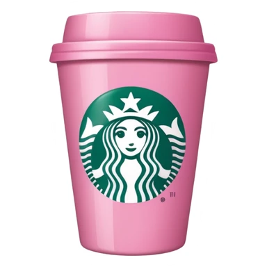 Pink Starbucks sticker