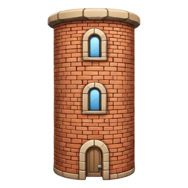 burana tower cylindrical sticker