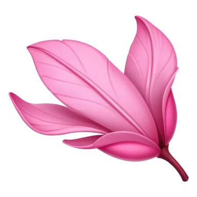 Pink petals flying in the air sticker
