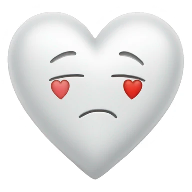 White Heart with i Love you sticker