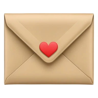 love letter khaki  sticker