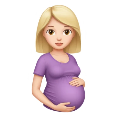 pregnant woman sticker