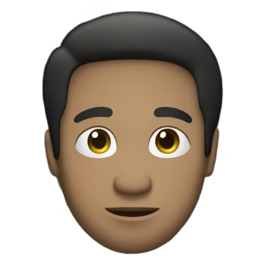 Pregnant man, black hair, money sticker