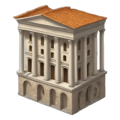 roman empire town hall sticker