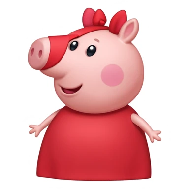 Peppa Pig de Lado sticker