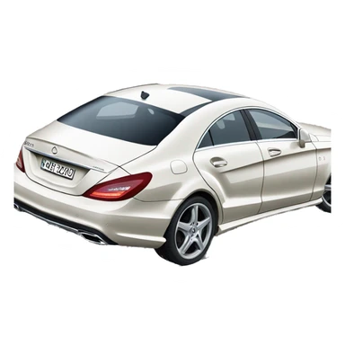Flying mercedes benz cls flying wings sticker