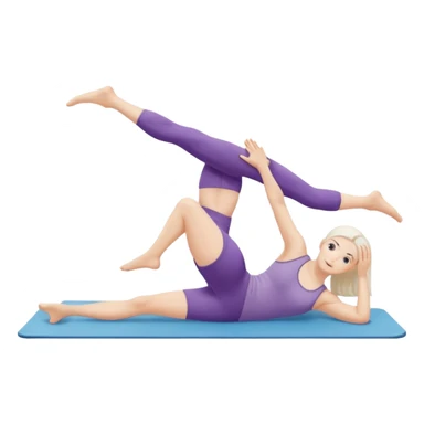 Pilates emoji sticker
