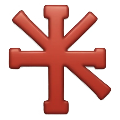 Red plus sign sticker