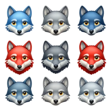 kick platformu için 13 adet abonelik rozeti oluşturur musun kurt motifli sticker