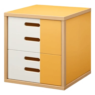 kallax 2 cajones ikea compartimientos blancos sticker