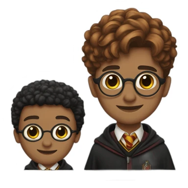 harry potter ron wesley and hemione granger sticker