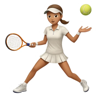 Tennis serve  sticker