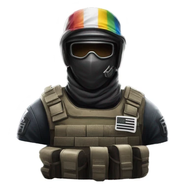 rainbow six siege champion logo sticker
