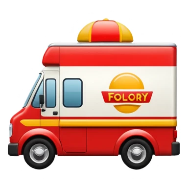 fast food delivery truck logo sticker