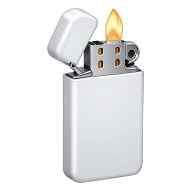white lighter sticker