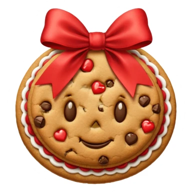 Quiero una cookies con un lazo  sticker