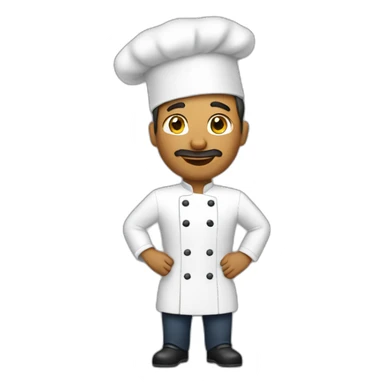 cuisinier qui monte une vidéo sticker