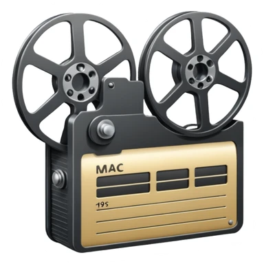 mac os icon physical film 60s recording sticker