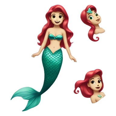 Ariel little mermaid  sticker