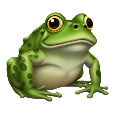 a miliary frog sticker