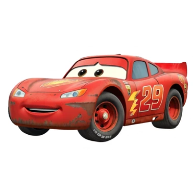 lightning mcqueen old sticker