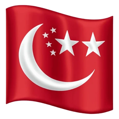 Flag of the Ottoman Empire 1453 sticker