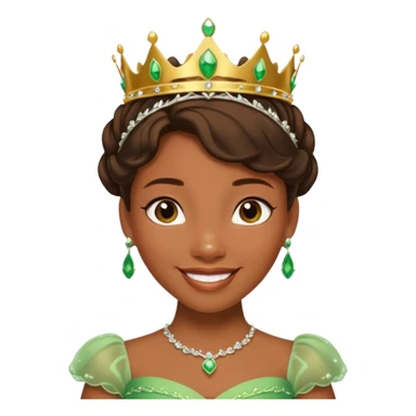 tạo cho tôi emoji công chúa tianna sticker