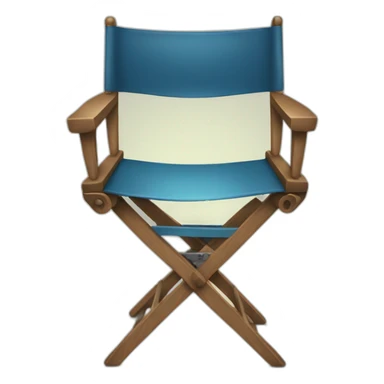 Movie director chair sticker