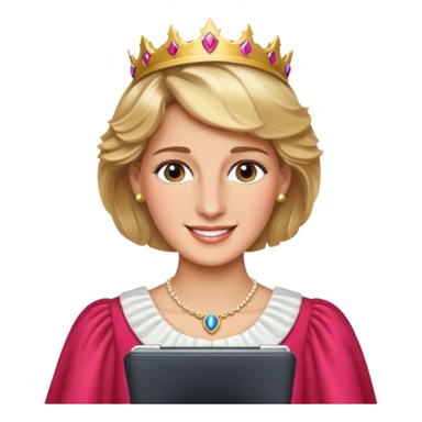 content face typing, Princess diana sticker